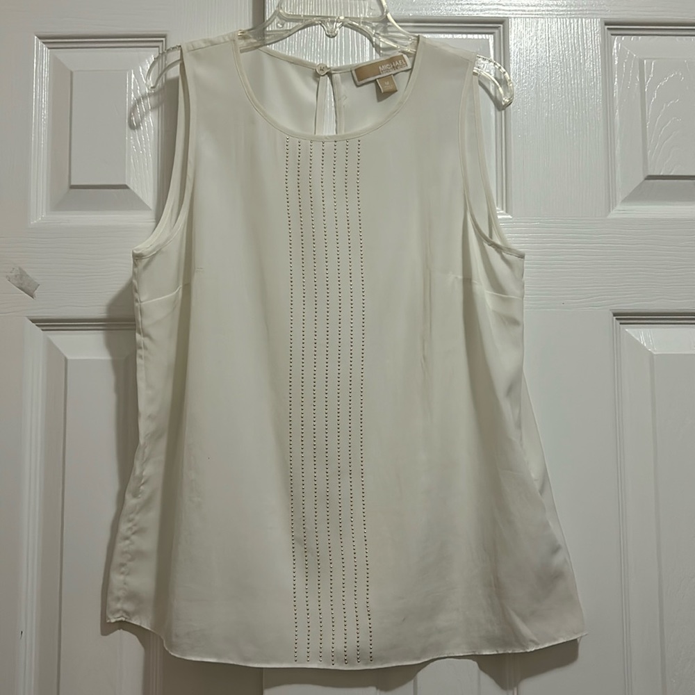 MICHAEL Michaels Kors white tank top size M